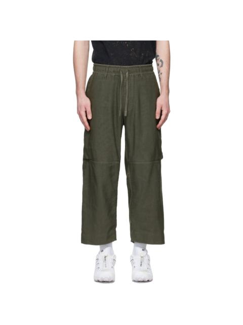 Stone Island Shadow Project Green Workwear Chapter 1 Trousers