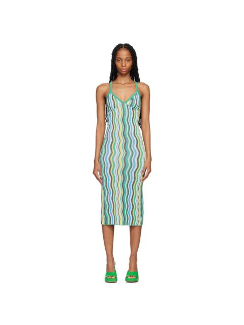 Multicolor Comet Midi Dress