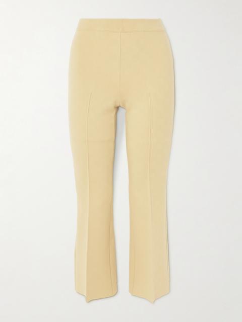 HIGH SPORT Cropped Cotton-blend Slim-leg Pants