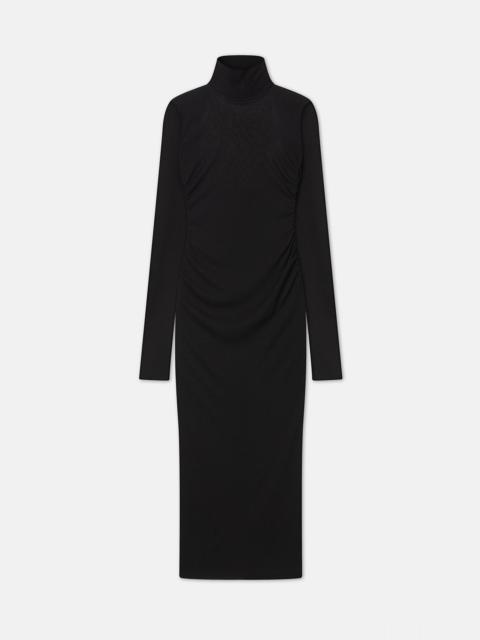 Nanushka Mesh-Jersey Turtleneck Dress