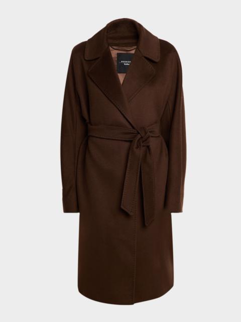 WEEKEND Max Mara Corte Belted Wool Wrap Coat