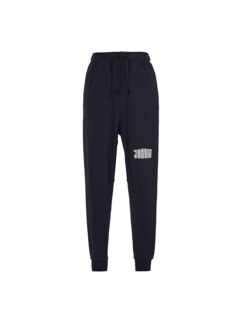 Jordan Air Jordan J Sprt Dna Hbr Flc Pant Leisure Sports Knit Trousers Men s Black DM3232-010