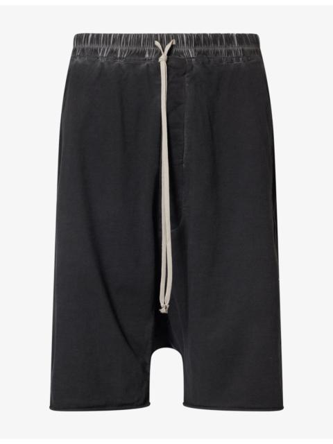Rick Owens DRKSHDW Drawstring-Waist Pod Cotton Sweat Shorts