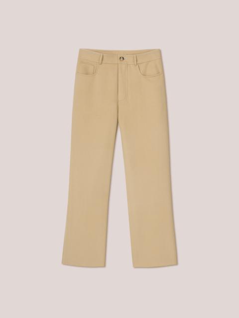 Nanushka SAVI - Baggy double wool trousers -  Creme