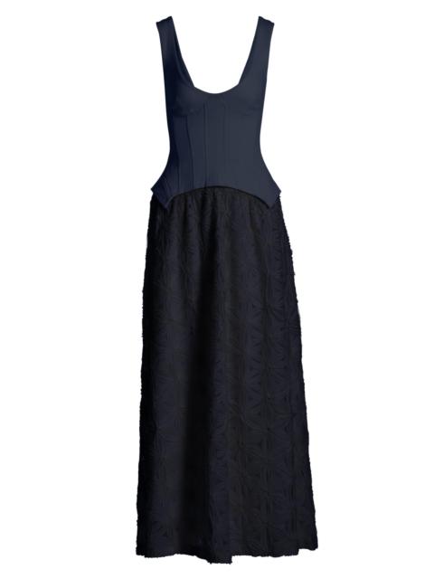 SIMKHAI Women's Bryony Corseted Maxi Dress - Black