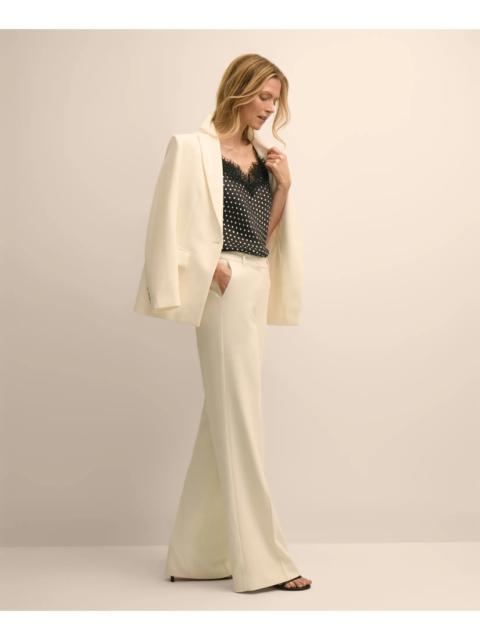 Brooks Brothers Crepe Wide-Leg Pants