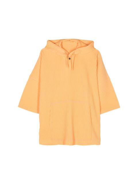 ISSEY MIYAKE plissé hoodie