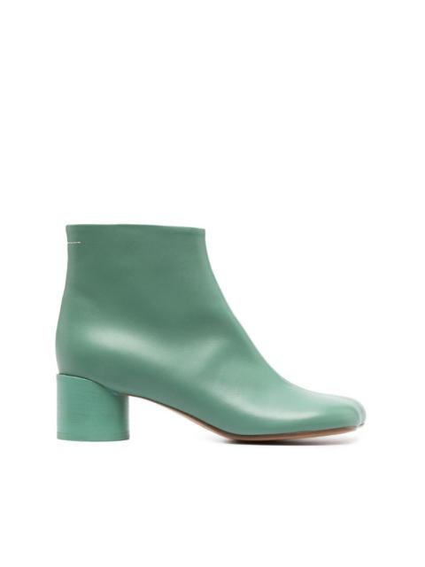 square-toe 45mm ankle boots