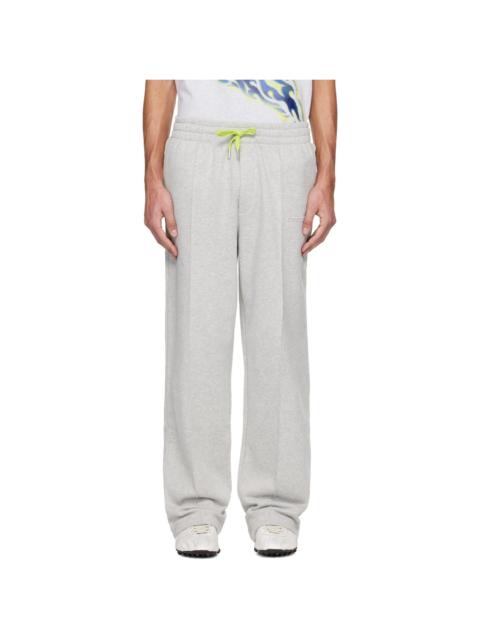 CASABLANCA Gray Cashmere Blend Sweatpants
