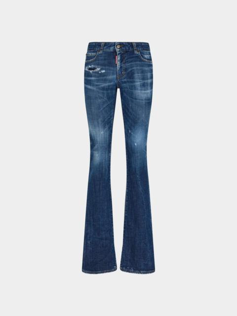 DSQUARED2 MEDIUM WAIST FLARE JEANS