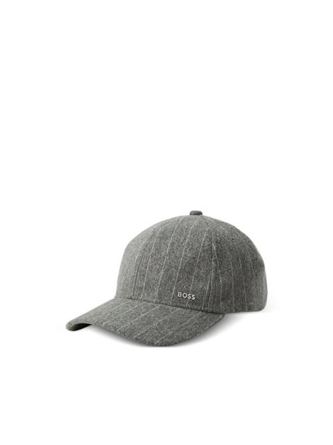 BOSS Zed striped baseball cap