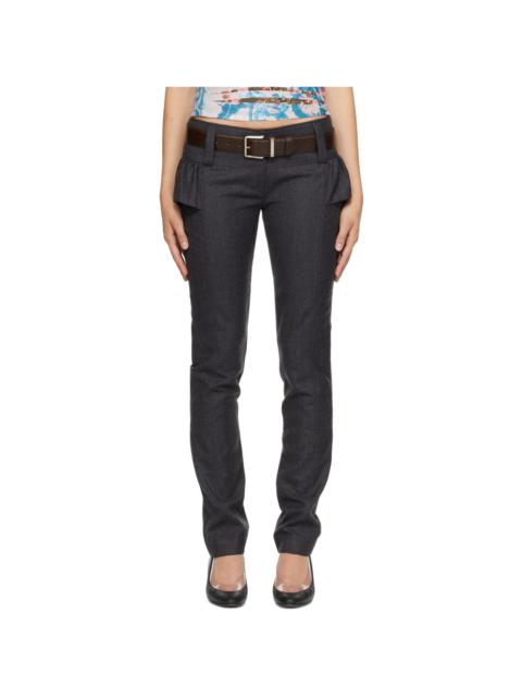 KNWLS Gray Victoria Trousers