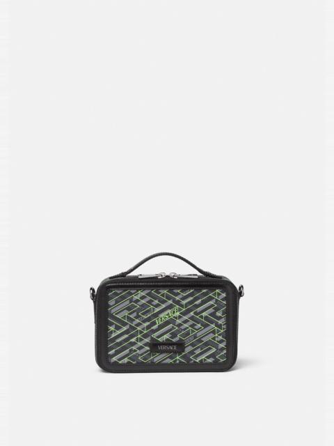 VERSACE La Greca Signature Messenger Bag
