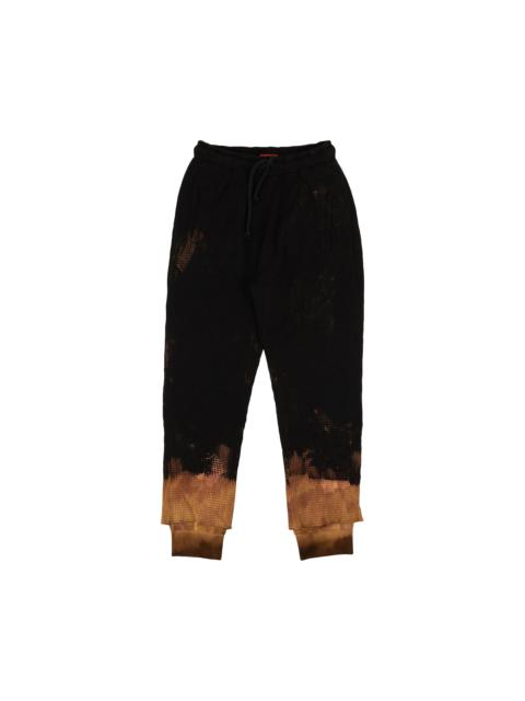 424 424 Waffle Knit Double Layer Sweatpants 'Black'