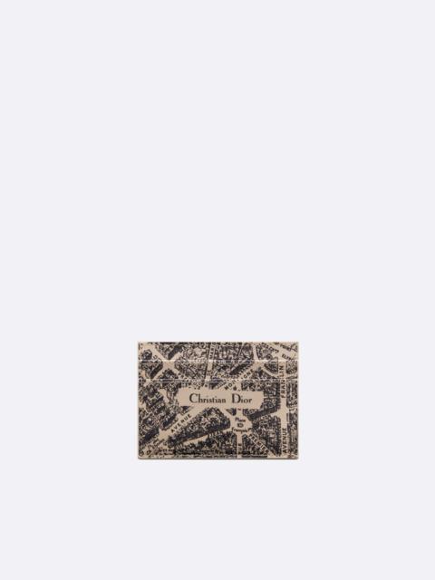 Dior Dior Map Five-Slot Card Holder