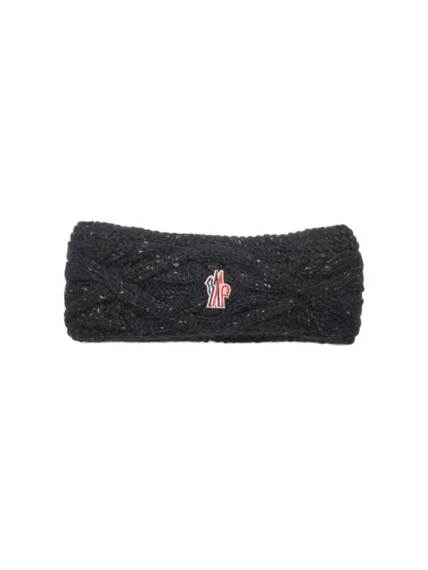 Moncler Grenoble Wool Tweed Headband black