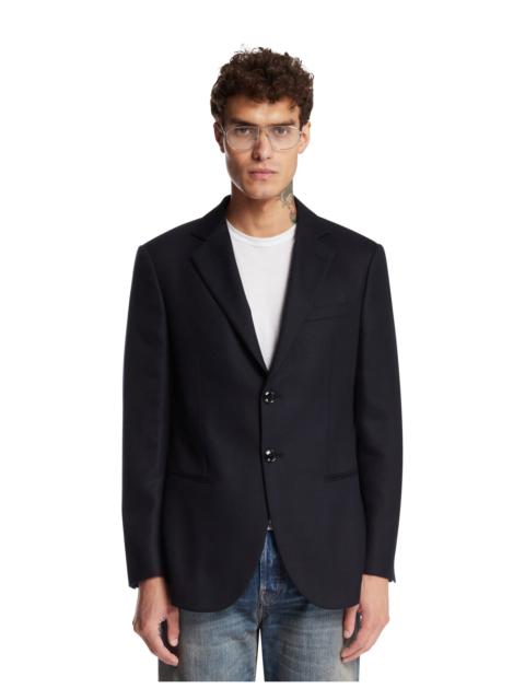 GIORGIO ARMANI Blue Cashmere Jacket