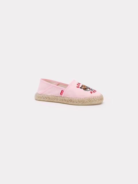 'KENZO Lucky Tiger' special fit embroidered canvas espadrilles