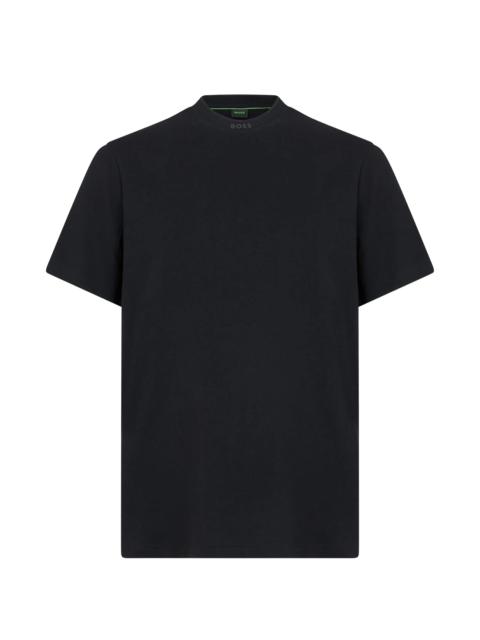 BOSS Boss Cotton T-shirt With Logo Crew Neck