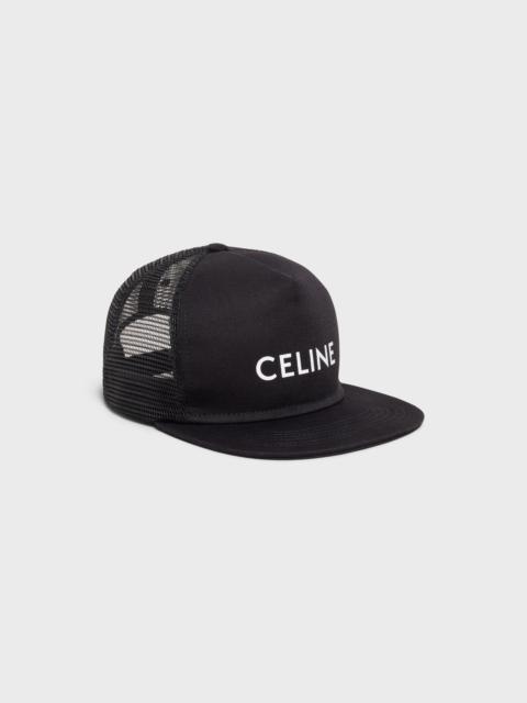 CELINE CELINE SNAPBACK CAP IN COTTON