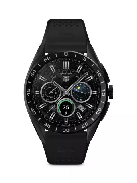 TAG Heuer Connected Calibre E4 Rubber Strap Smartwatch, 45mm