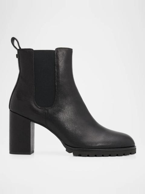 SIMKHAI 95mm Kayla Leather Ankle Boots