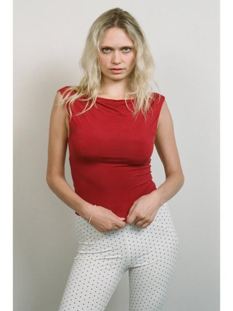 LANI TOP - BLUSH VEGAN SILK