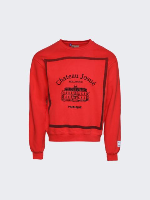 GALLERY DEPT. Musique Crewneck Red