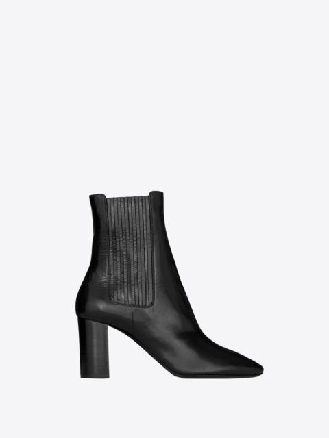 lou chelsea booties in smooth leather