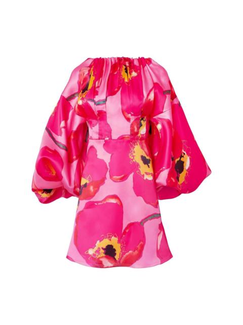 CAROLINA HERRERA balloon-sleeves dress