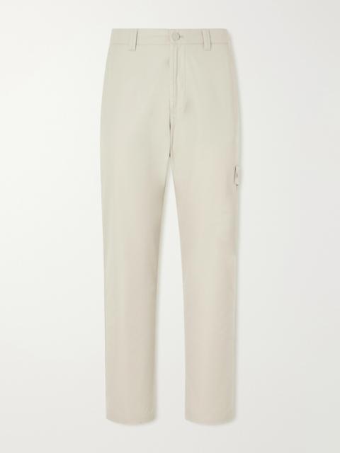 Stone Island STONE ISLAND GHOST Straight-Leg Logo-Appliquéd Cotton-Canvas Chinos