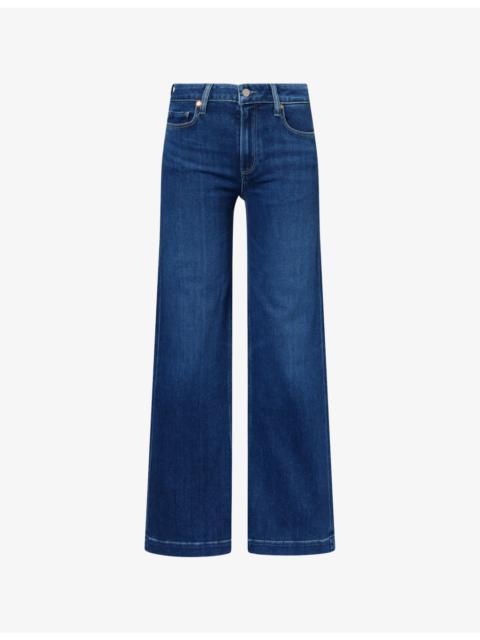 PAIGE "Leenah 32"" Wide-Leg Denim Jeans"