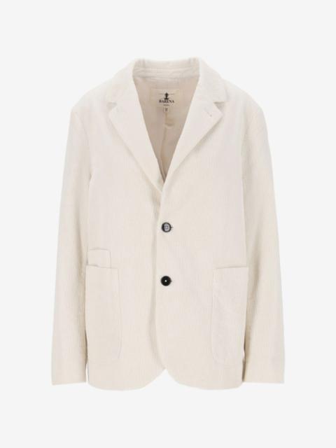 BARENA Giacca Sabi corduroy notch-lapels jacket