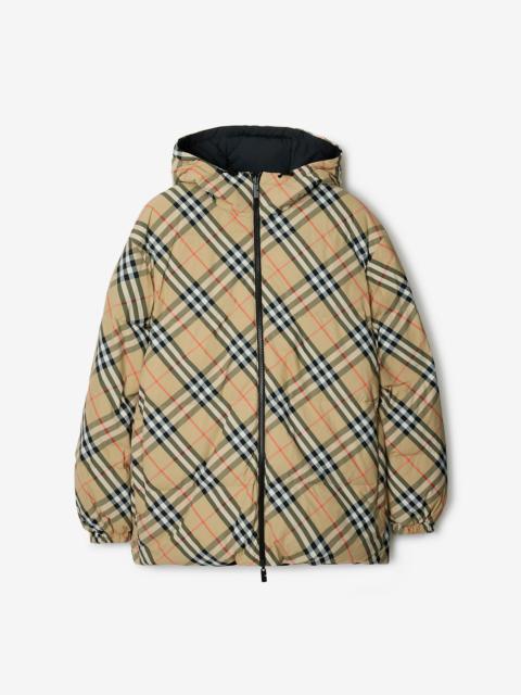 Burberry Reversible Check Nylon Puffer Jacket