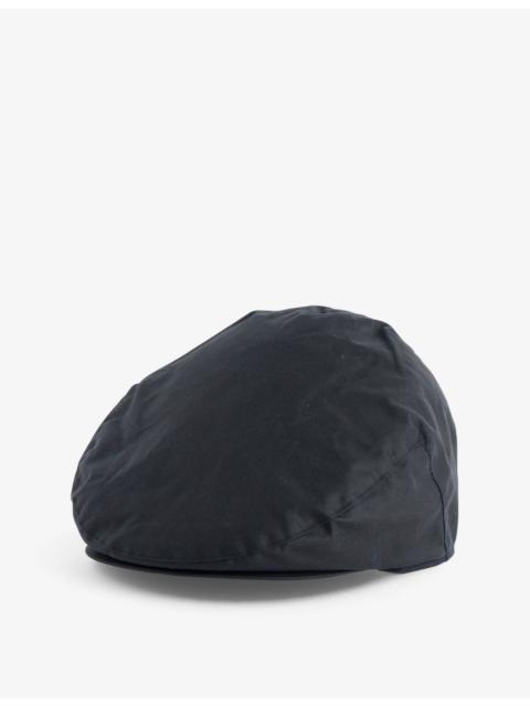 Barbour Panelled Waxed Cotton Flat Cap