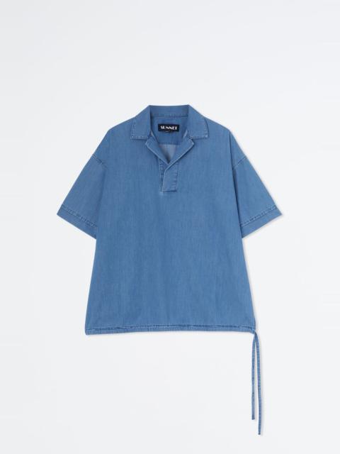 SUNNEI SHORT-SLEEVED DENIM SHIRT