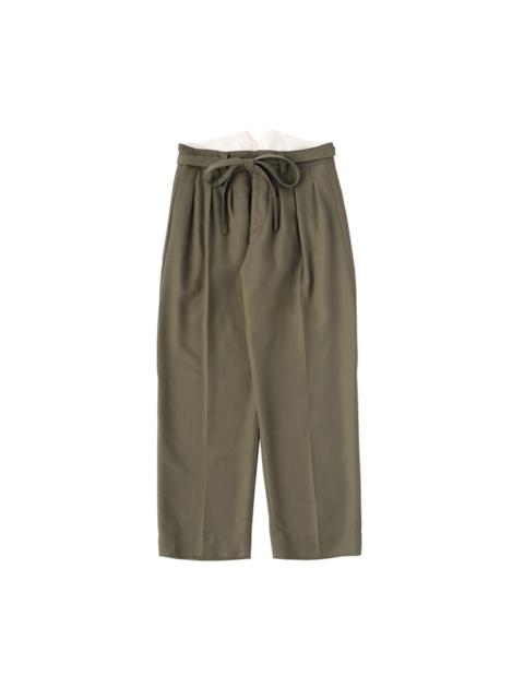 visvim HAKAMA PANTS W OLIVE