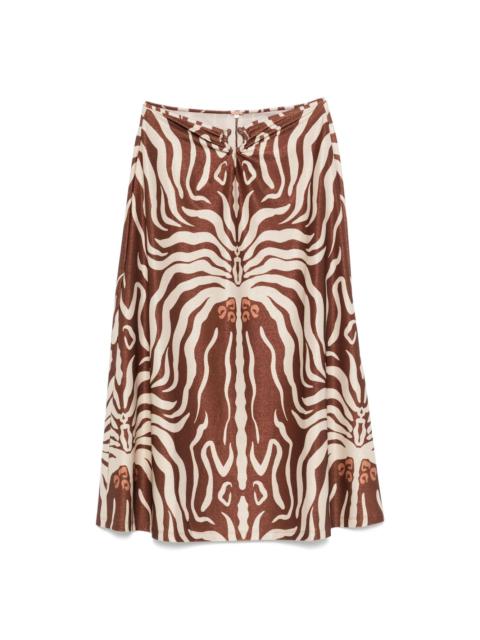 Johanna Ortiz Keel midi skirt