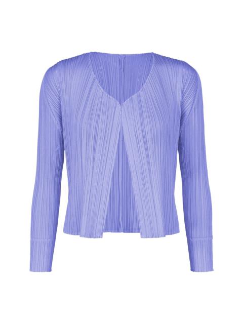 Pleats Please Issey Miyake NEW COLORFUL BASICS 3 CARDIGAN