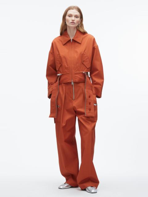 3.1 Phillip Lim Double Zip Cropped Utility Jacket