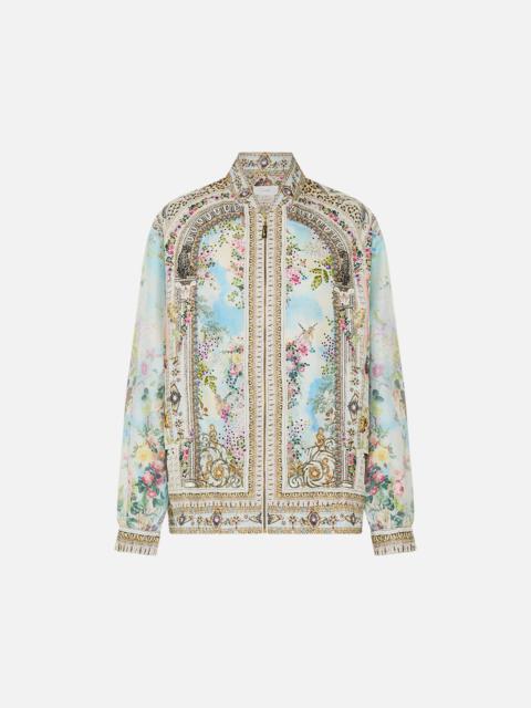 CAMILLA OVERSIZED EMBELLISHED BOMBER JACKET