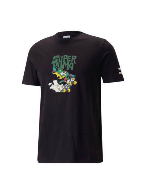 PUMA Classic Graphic T-Shirt 'Black' 621992-01