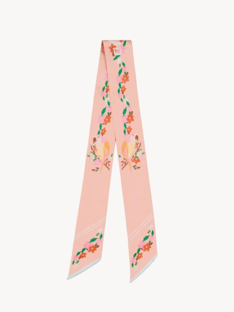 Chloé THE CHLOÉ PARROT BANDEAU SCARF IN SILK TWILL