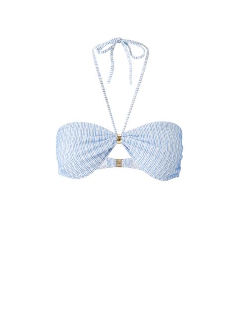 MELISSA ODABASH LIGURIA RIPPLE BIKINI TOP