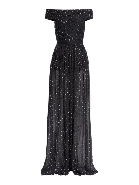 ELIE SAAB Printed Chiffon Jumpsuit multi