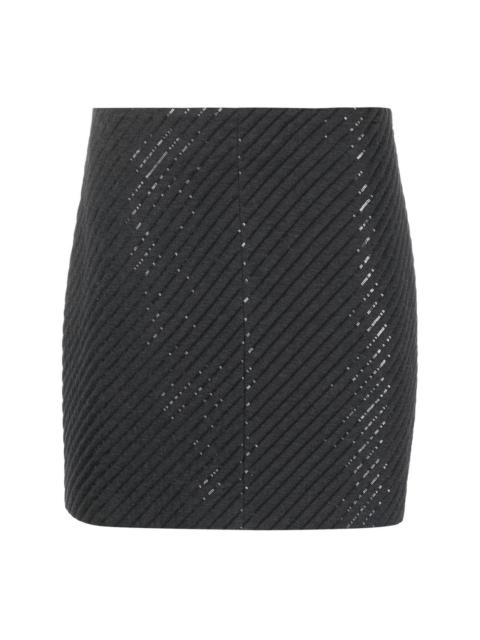 Brunello Cucinelli sequin embellished mini skirt