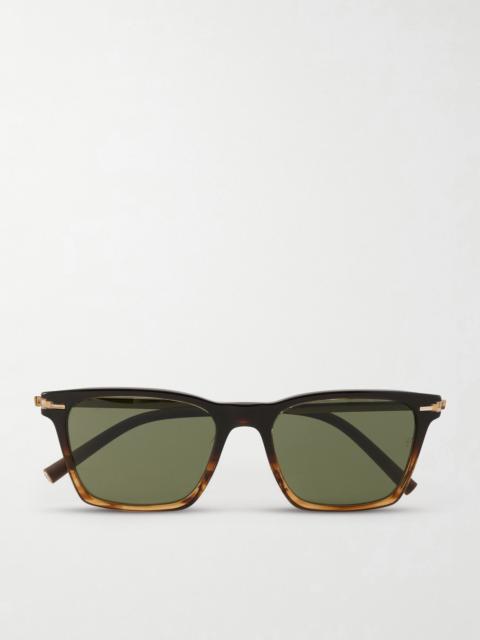 Oliver Peoples R-19 D-Frame Acetate and Gold-Tone Sunglasses