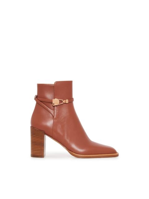 GABRIELA HEARST Nina Clasp Ankle Boot in Cognac Leather