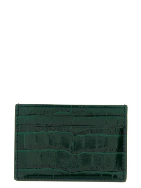 TOM FORD Crocodile leather card holder