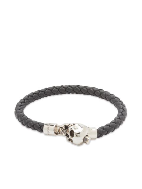 Alexander McQueen Skull Leather Bracelet
